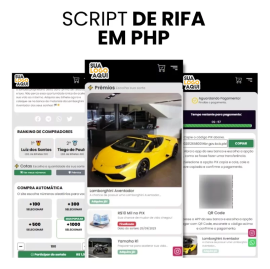 Rifa em Laravel � Sistema completo com fazendinha, 1 Milh�o de N�meros, Afiliados
