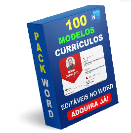 Curr�culo Edit�vel no Word - 100 Modelos Profissionais