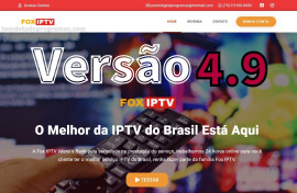 Site FoxIPTV Com �rea Do Cliente E �rea Do Administrador - Vers�o 4.9