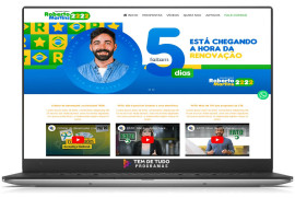 Site Pronto para Candidato a Vereador ou Prefeito com Painel Administrador Elei��es
