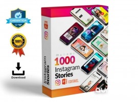 Stories Edit�veis, Power Point, Mais Feed Animados, 1000