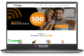 Site Para Provedor De Internet Em Php Com Painel Admin